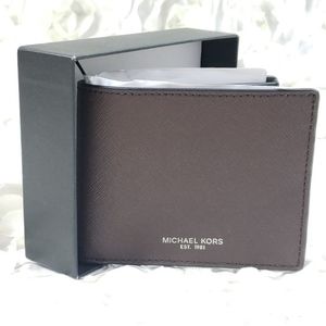 Michael Kors Brown Slim Billfold Wallet